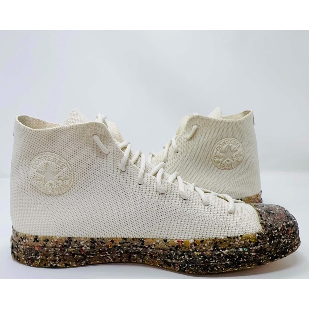 Converse Renew Chuck 70 Knit‎ Hi Egret Recycled High Top Sneakers Mens Size 11
